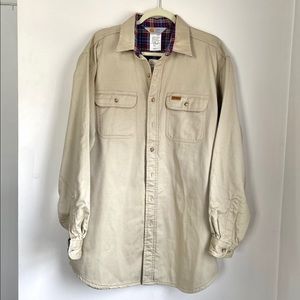 Carhartt Flannel Lined Workshirt, Men’s XL, Tall